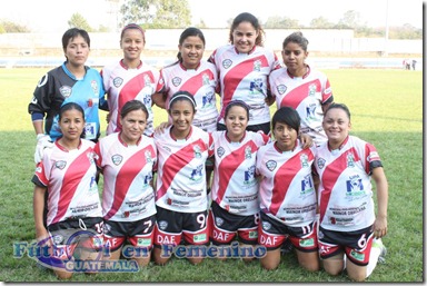 deportivo amatitlan femenino DAF. 2012