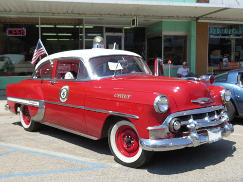 classic fire chief car