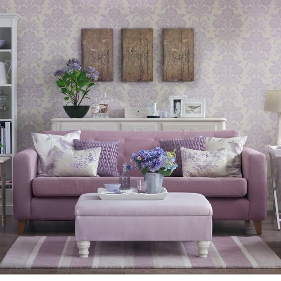 2013 Stylish And Feminine  Living Rooms Decorating Ideas  