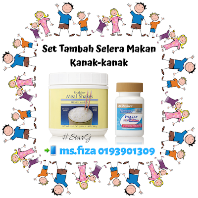 Set Tambah Selera Makan Kanak-Kanak Shaklee