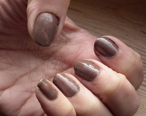 elf smokey brown nail polish