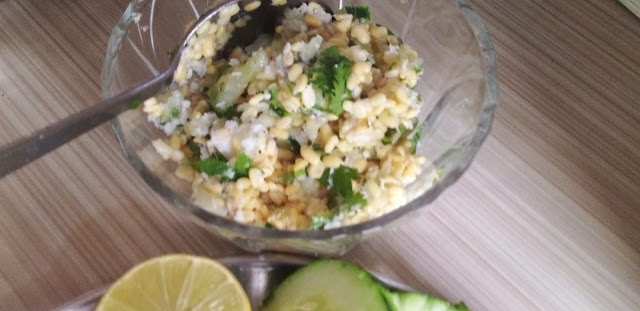 moong dal cucumber salad recipe