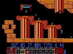 Lemmings jogo puzzle para Master System online grátis