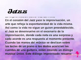 significado del nombre Jazz