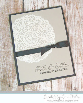 Mr. & Mrs. card-designed by Lori Tecler/Inking Aloud-stamps from Clear and Simple Stamps