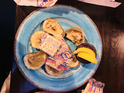 Traditional Baked Oysters Sharky's Beachfront Restaurant