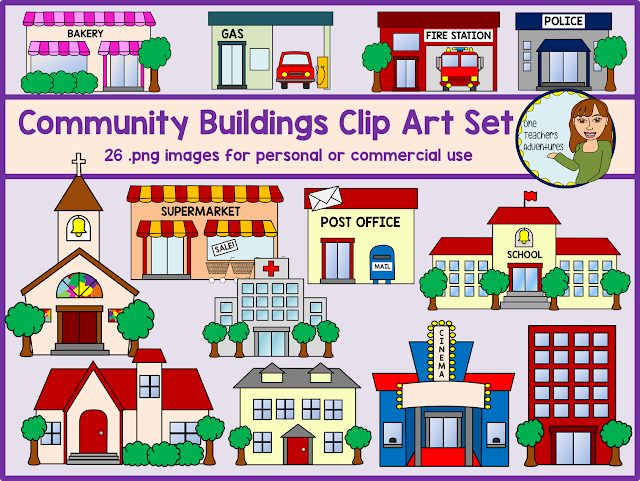 https://www.teacherspayteachers.com/Product/Community-Buildings-Clip-Art-Set-26-images-for-personal-and-commercial-use-2569988