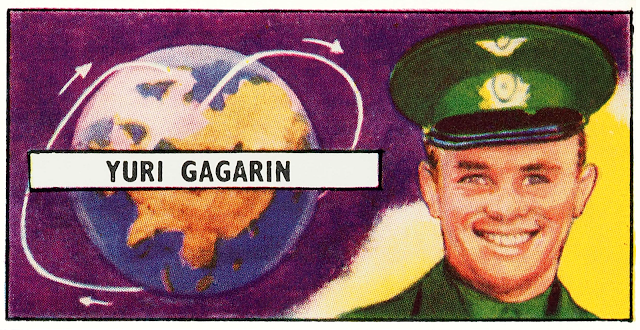 1966 Lyons Maid : Famous People #48 - Yuri Gagarin