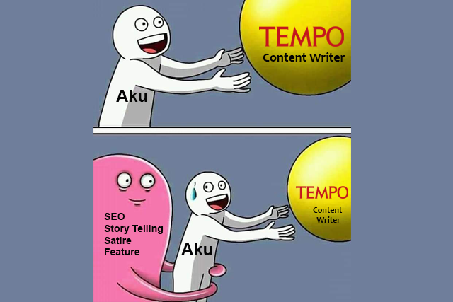 1 Meme Magang Content Writer di TEMPO