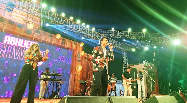  सिरपुर महोत्सव में बॉलीवुड गायक अभिजीत सावंत का दर्शकों पर चला जादू