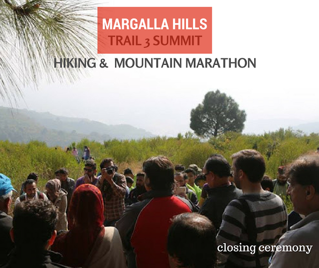 Margalla Hills : Trail 3 Summit , Closing ceremony 