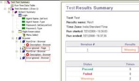 Optional Steps Syntax in QTP