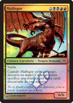 Malfegor, carta de presentacion de Conflux