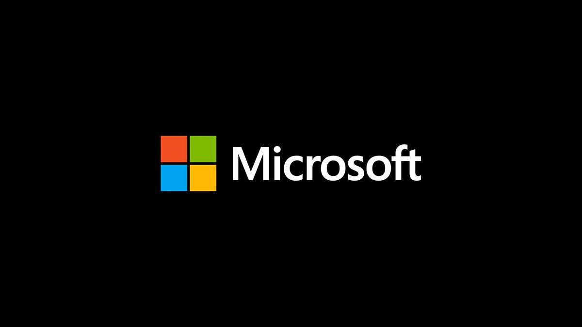 New Microsoft Logo - Dark Background