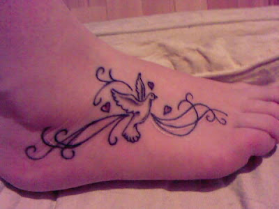 heart tattoos on foot. open heart tattoo. heart tattoos on foot.
