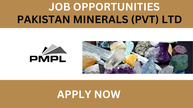 CAREER OPPORTUNITIES - Jobs in PMPL Pakistan Minerals Private Limited