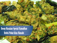 Resep Spesial Ramadhan Bebek Woku Khas Manado Menu Spesial Buka Puasa