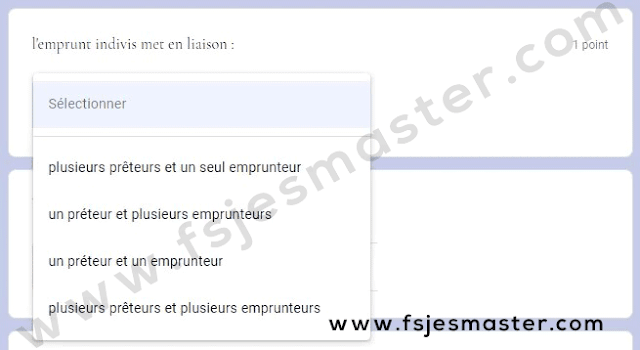 Exemple Concours Master Gestion Financière Comptable et Fiscale (GFCF) 2021-2022 - Fsjes Agdal