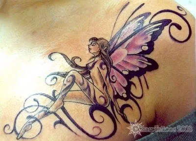 Tatuajes de hadas para mujeres