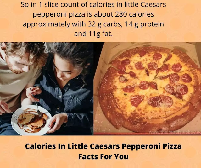 Calories In Little Caesars Pepperoni Pizza