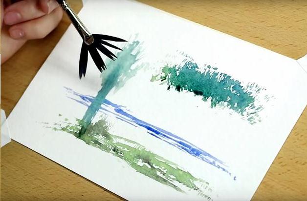 file:Watercolor brush paint Best Tips.svg