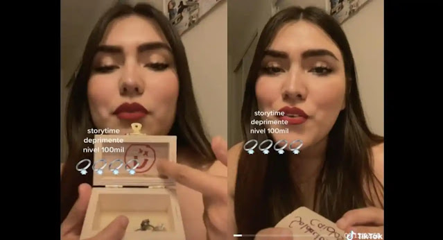 Video: Desgraciada jovencita guarda anillos de compromiso de sus exparejas, los presume como trofeos en redes, video se hace viral en TikTok