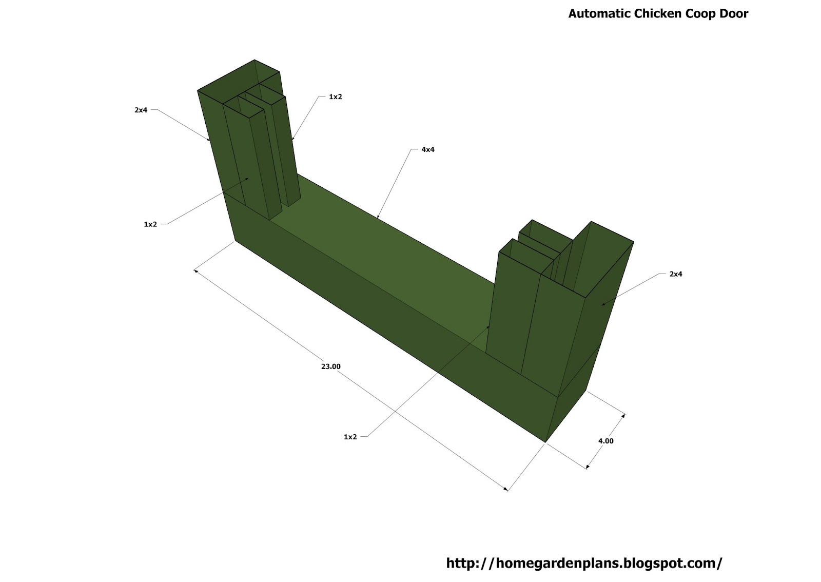 home garden plans: Automatic Chicken Coop Door - Chicken Coop Plans ...