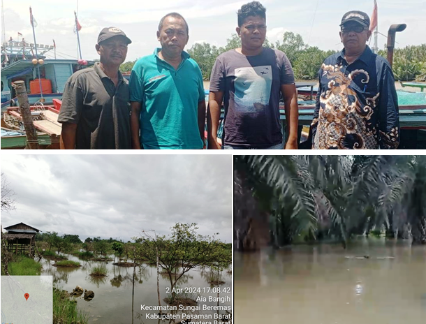 Masyarakat Air Bangis Surati PT BPP, Terkait Efek Tanggul yang Diduga Memicu Banjir di Perkebunan Warga