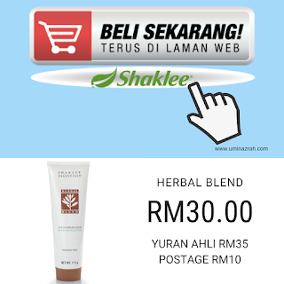 Krim Herbal Blend Shaklee Kebaikan Ingredients Untuk Bayi