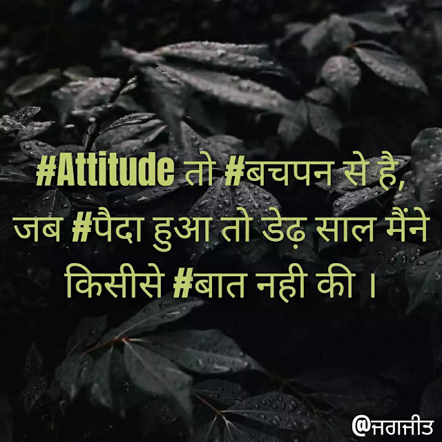 Attitude-status-hindi, hindi-attitude-status
