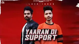 Yaaran Di Support Lyrics - Love Inder x Beat Soul