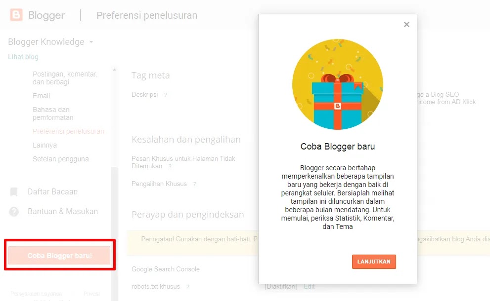 Blogger Baru