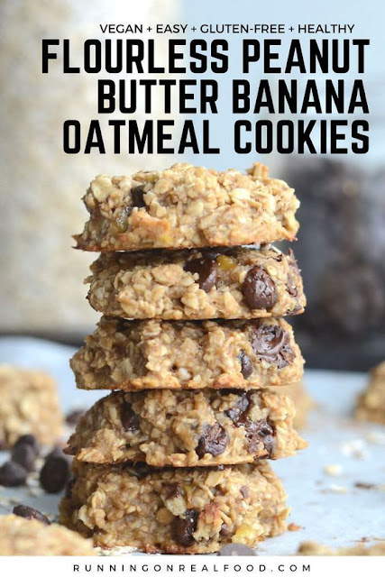 FLOURLESS PEANUT BUTTER BANANA OATMEAL COOKIES FLOURLESS PEANUT BUTTER BANANA OATMEAL COOKIES