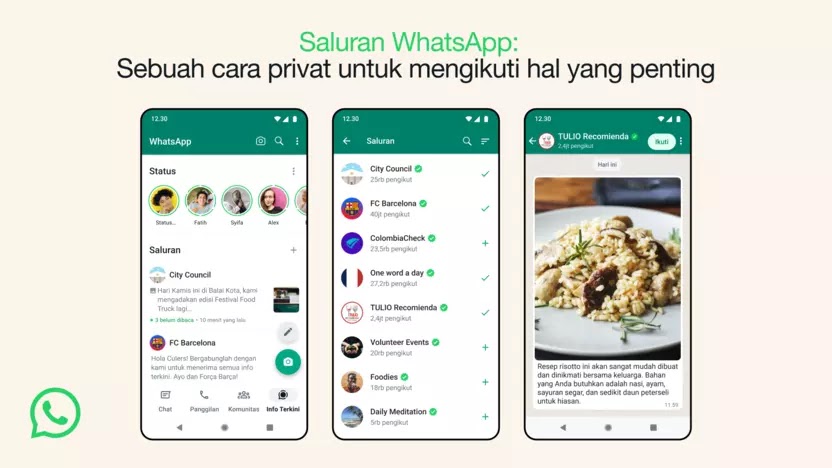 Whatsapp Perkenalkan Fitur Saluran