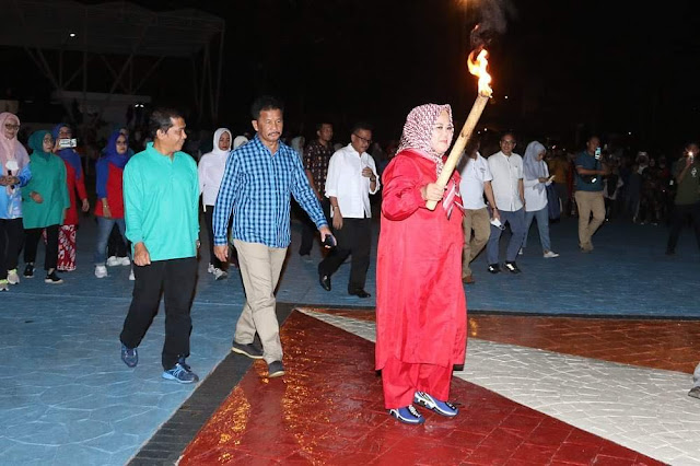 Jambore PKK 2022 Ditutup Marlin, Para Camat Tampilkan Drama Kolosal Memberi Kejutan kepada Walikota Batam