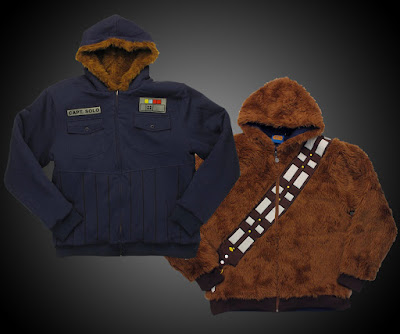 Star Wars Chewbacca Han Solo Reversible Hoodie 