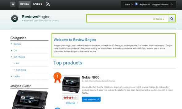 Review Engine v2.0.4.3 Wordpress Theme Free Download by DailyWP.