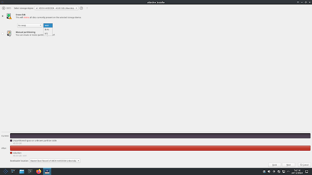 Siduction Installation: Filesystem Options