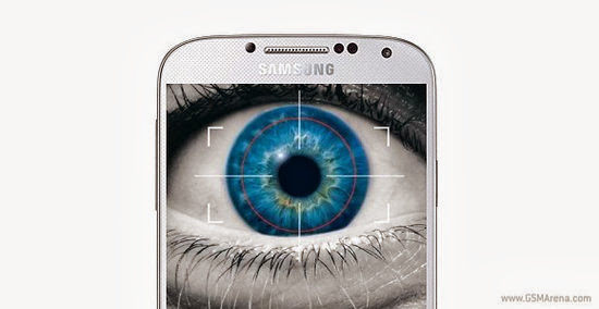 Samsung GALAXY S5 push eye scanning technology