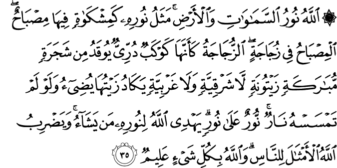 Surat An Nur ayat 35