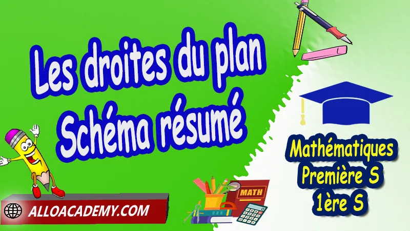 Les droites du plan - Schéma résumé - Mathématiques Classe de première s (1ère S) PDF, Vecteurs et colinéarité, Trigonométrie, Formulaire de trigonométrie, Mesure principale d'un angle orienté, Les droites du plan, Cours de Vecteurs et colinéarité - Angles orientés et trigonométrie de Classe de Première s (1ère s), Résumé cours de Vecteurs et colinéarité - Angles orientés et trigonométrie de Classe de Première s (1ère s), Exercices corrigés de Vecteurs et colinéarité - Angles orientés et trigonométrie de Classe de Première s (1ère s), Série d'exercices corrigés de Vecteurs et colinéarité - Angles orientés et trigonométrie de Classe de Première s (1ère s), Contrôle corrigé de Vecteurs et colinéarité - Angles orientés et trigonométrie de Classe de Première s (1ère s), Travaux dirigés td de Vecteurs et colinéarité - Angles orientés et trigonométrie de Classe de Première s (1ère s), Mathématiques, Lycée, première S (1ère s), Maths Programme France, Mathématiques niveau lycée, Mathématiques Classe de première S, Tout le programme de Mathématiques de première S France, maths 1ère s1 pdf, mathématiques première s pdf, programme 1ère s maths, cours maths première s nouveau programme pdf, toutes les formules de maths 1ère s pdf, maths 1ère s exercices corrigés pdf, mathématiques première s exercices corrigés, exercices corrigés maths 1ère c pdf, Système éducatif en France, Le programme de la classe de première S en France, Le programme de l'enseignement de Mathématiques Première S (1S) en France, Mathématiques première s, Fiches de cours, Les maths au lycée avec de nombreux cours et exercices corrigés pour les élèves de Première S 1ère S, programme enseignement français Première S, Le programme de français au Première S, cours de maths, cours particuliers maths, cours de maths en ligne, cours maths, cours de maths particulier, prof de maths particulier, apprendre les maths de a à z, exo maths, cours particulier maths, prof de math a domicile, cours en ligne première S, recherche prof de maths à domicile, cours particuliers maths en ligne, cours de maths a domicile, cours de soutien à distance, cours de soutiens, des cours de soutien, soutien scolaire a domicile