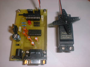PIC Serial Port Servo Controller