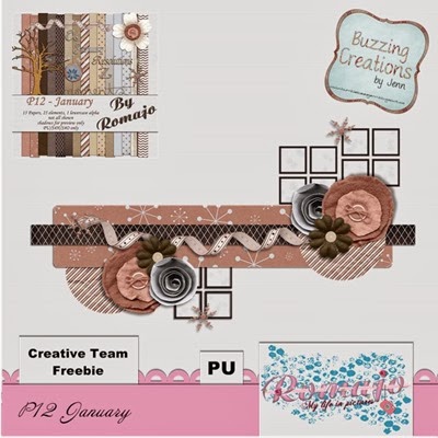 Romajo - P12 January - Cluster Freebie by Jenn