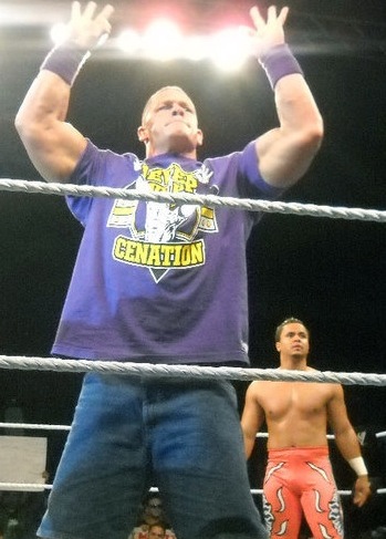 John Cena in Purple Shirt