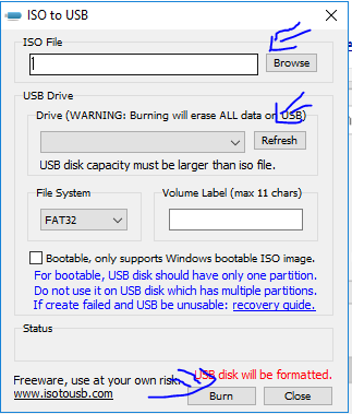 iso to usb