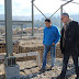 Alcalde Marcelo Fernández visitó construcción de Planta de revisión técnica de Licantén