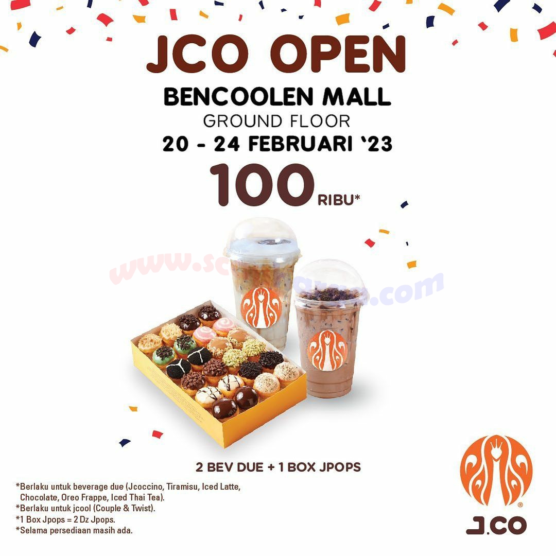 JCO Bencoolen Mall Bengkulu Promo Grand Opening