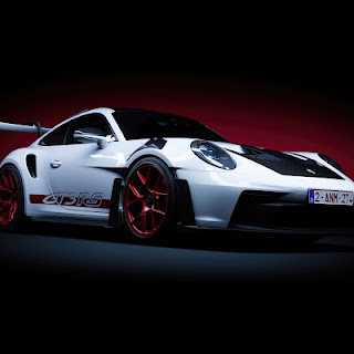 White Porsche 911 Gt3 Rs car wallpaper, racing, iPad, 4K