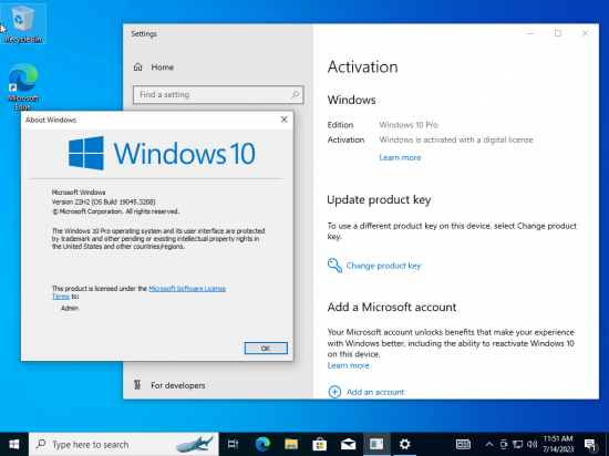 Windows 10 Pro Free Download ISO 32 / 64 Bit