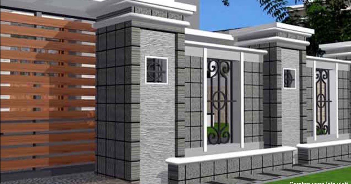  Pagar  Minimalis  MODEL  RUMAH MODERN